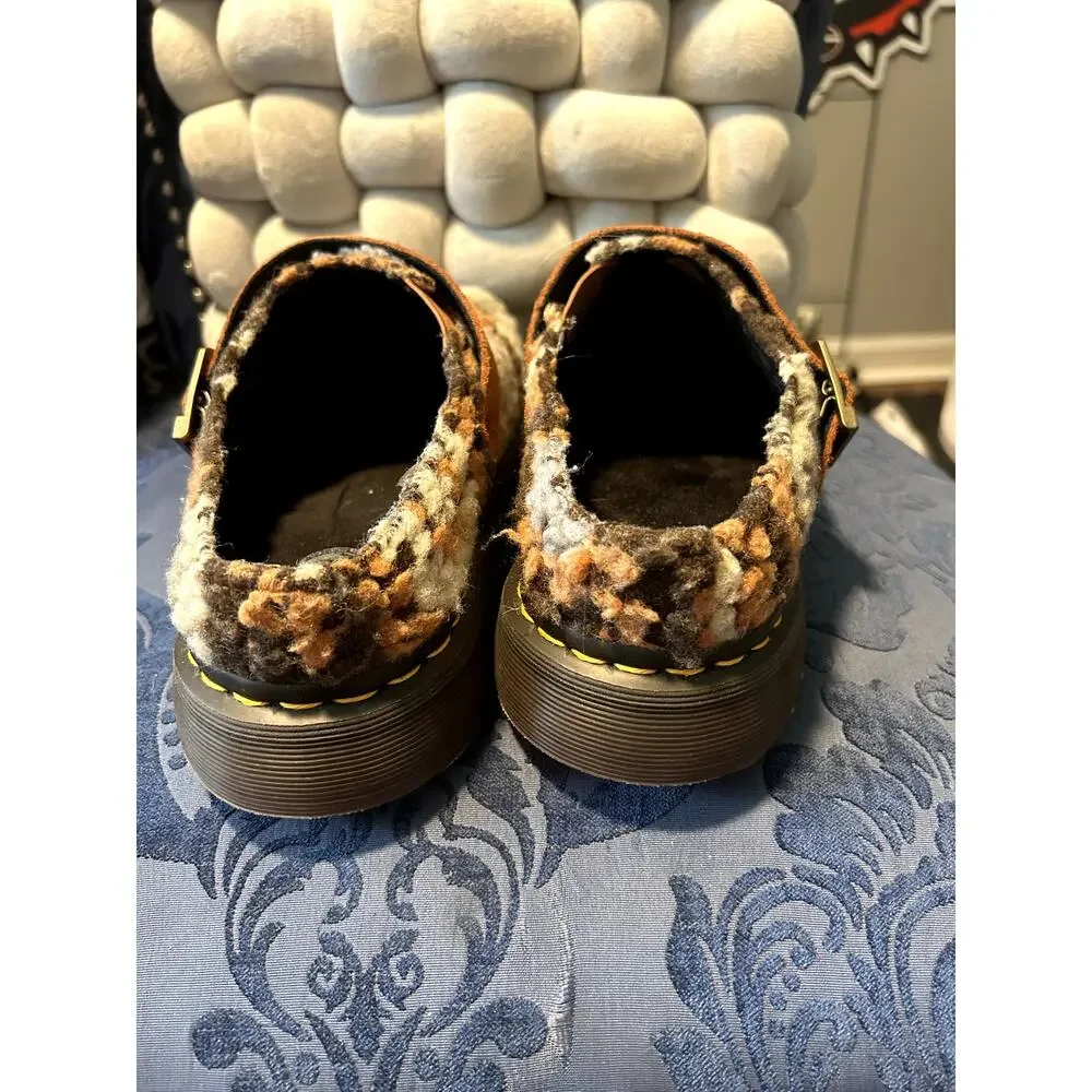 Dr Martens Isham Tan Grey Fabric Mules size 9/EU 41 - Picture 3 of 6